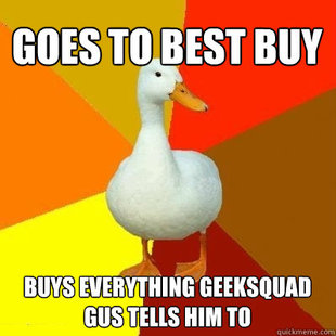 Tech Impaired Duck