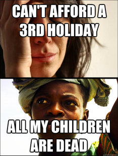 First vs Third World Problems