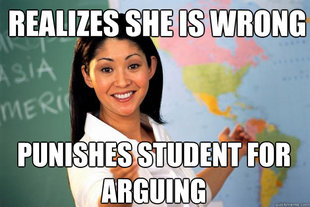 Unhelpful High School Teacher