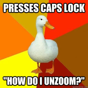 Tech Impaired Duck
