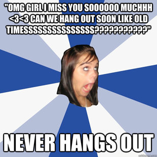 Annoying Facebook Girl