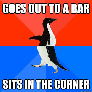 Socially Awesome Awkward Penguin