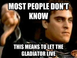 Downvoting Roman