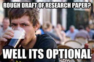 Lazy College Senior