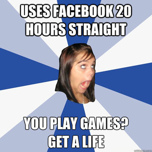 Annoying Facebook Girl