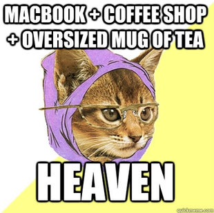 Hipster Kitty