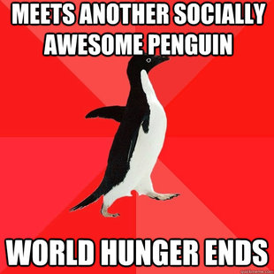 Socially Awesome Penguin