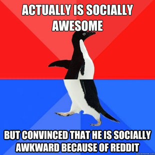 Socially Awksome Penguin