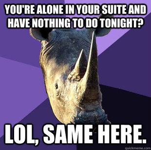 Sexually Oblivious Rhino