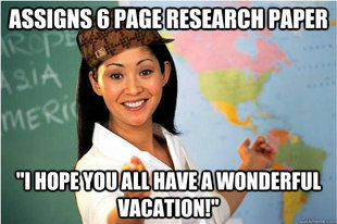 Scumbag Teacher
