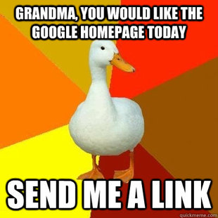 Tech Impaired Duck