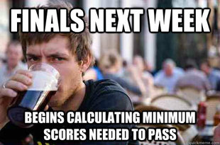 Lazy College Senior
