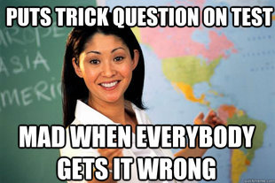 Unhelpful High School Teacher