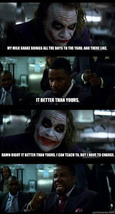 Joker with Black guy