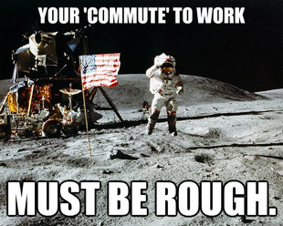 Unimpressed Astronaut