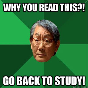 High Expectations Asian Father