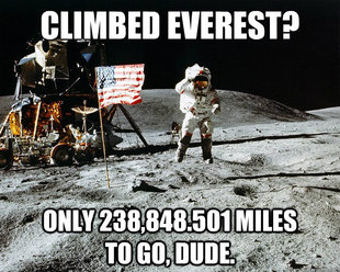 Unimpressed Astronaut