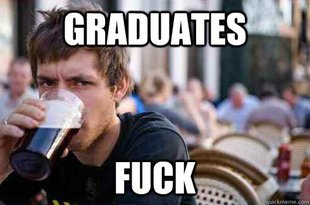 Lazy College Senior