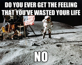 Unimpressed Astronaut