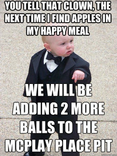   Meme on Make Your Own Baby Godfather Meme Using Our Meme Generator