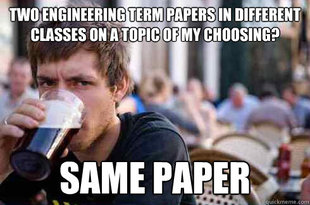 Lazy College Senior