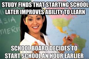 Unhelpful High School Teacher