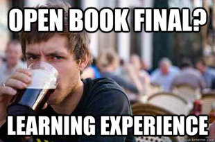Lazy College Senior