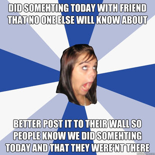 Annoying Facebook Girl