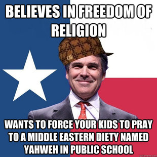 Scumbag Rick Perry