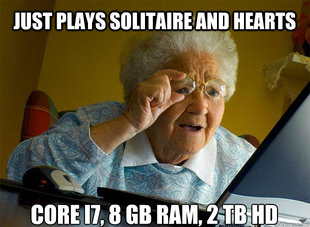 Grandma finds the Internet