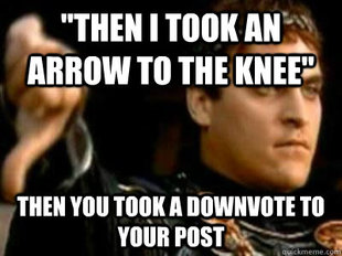 Downvoting Roman
