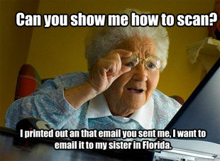 Grandma finds the Internet
