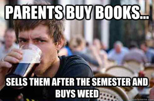 Lazy College Senior