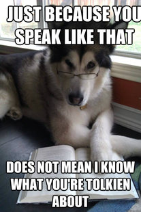 Condescending Literary Pun Dog