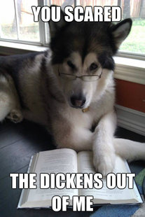 Condescending Literary Pun Dog