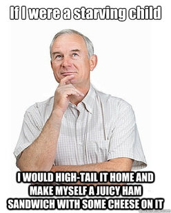 Victim-blaming Middle Class White Man