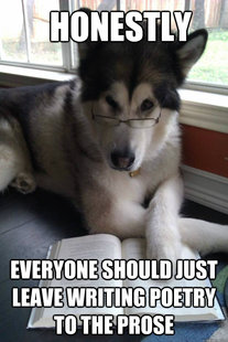 Condescending Literary Pun Dog