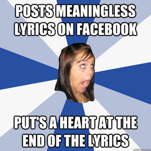 Annoying Facebook Girl