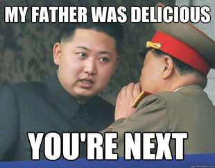 Hungry Kim Jong Un