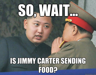 Hungry Kim Jong Un