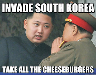 Hungry Kim Jong Un