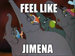 Hipster Dumbo Elephants