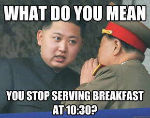 Hungry Kim Jong Un