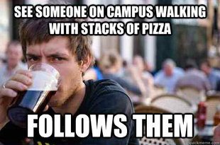 Lazy College Senior