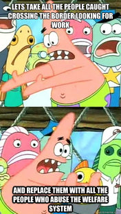 Push it somewhere else Patrick