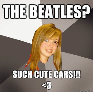 Musically Oblivious 8th Grader