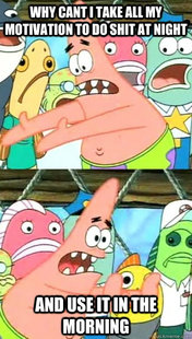 Push it somewhere else Patrick