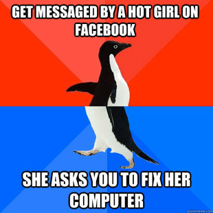 Socially Awesome Awkward Penguin