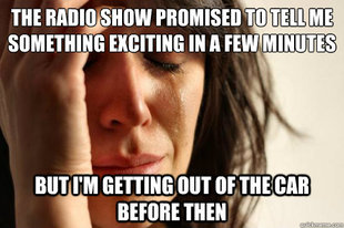 First World Problems