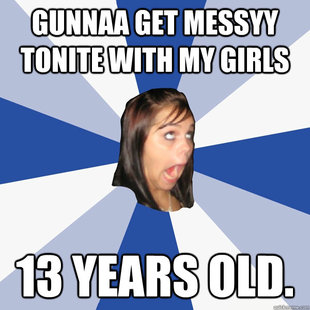 Annoying Facebook Girl
